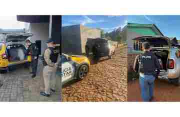 Laranjeiras – Ação conjunta da PCPR, PMPR e Polícia Penal resulta na prisão de pessoas por trafico de drogas